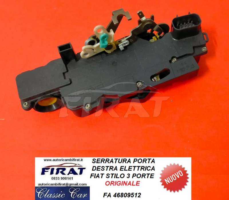 SERRATURA PORTA FIAT STILO 3P DESTRA (46809512)